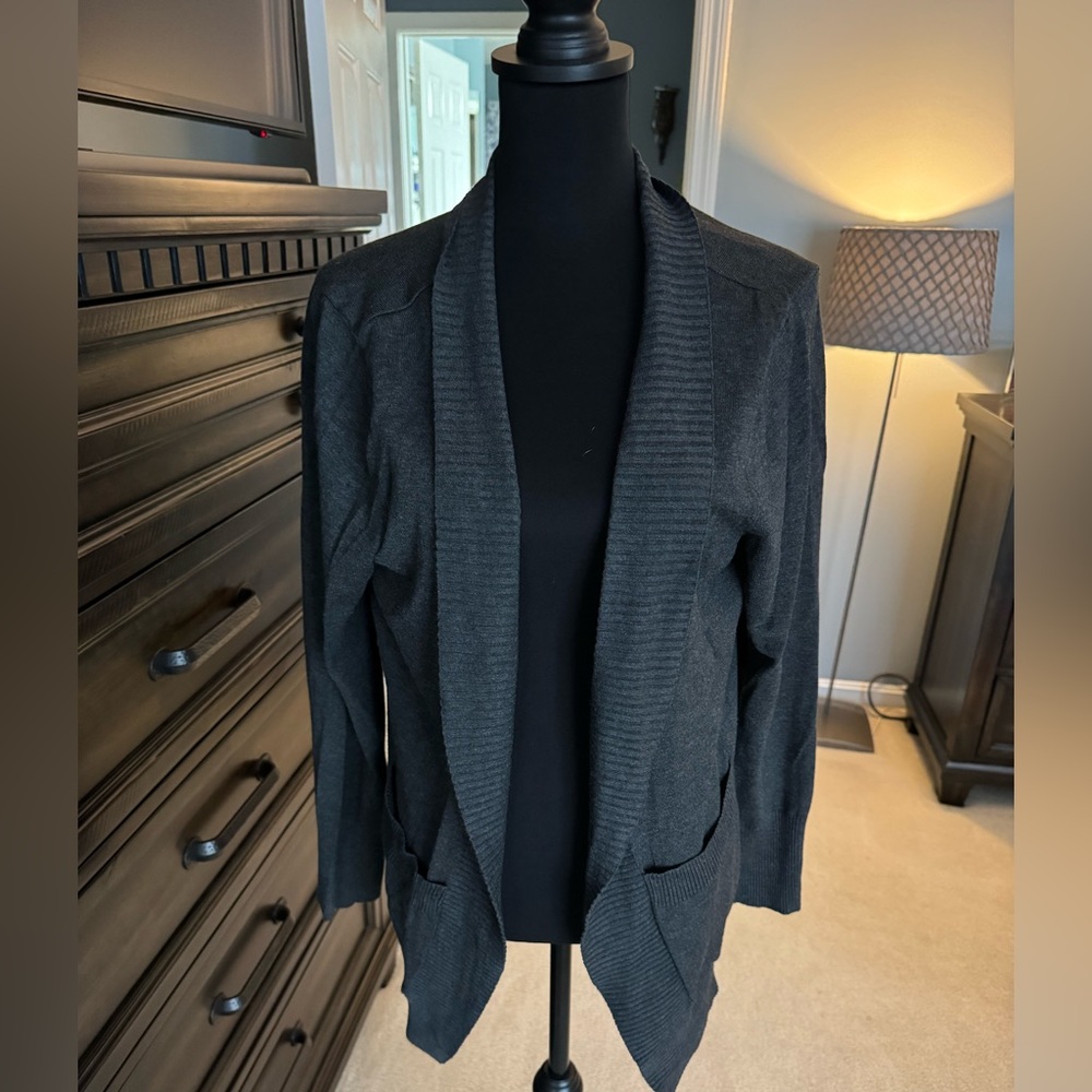 Volcom Dark Gray Knit Cardigan